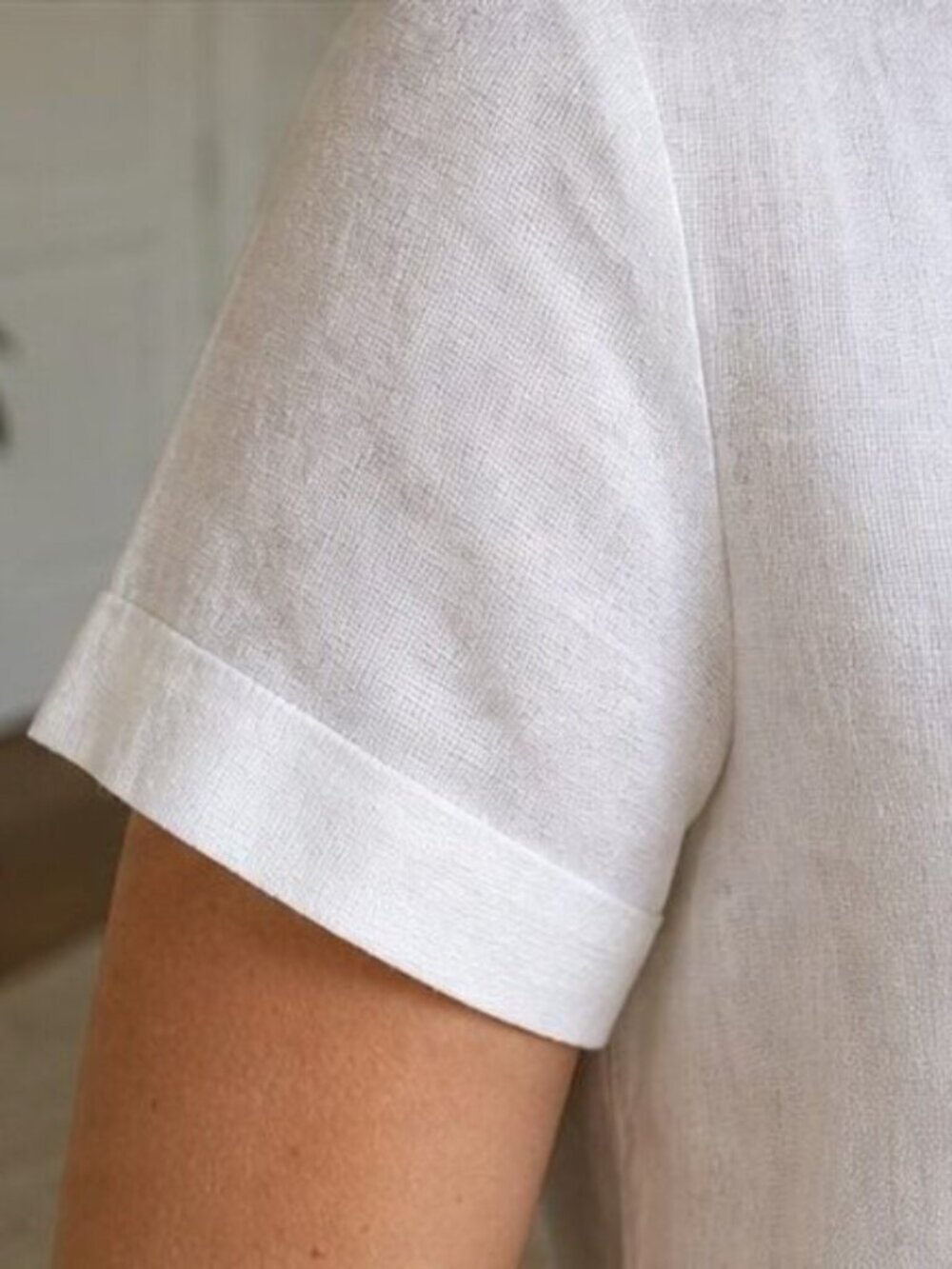 White Ruffle Blouse - Picture 5 of 6